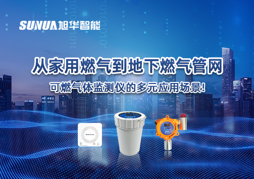 从家用燃气到地下燃气管网，可燃气体探测仪的多元应用场景！
